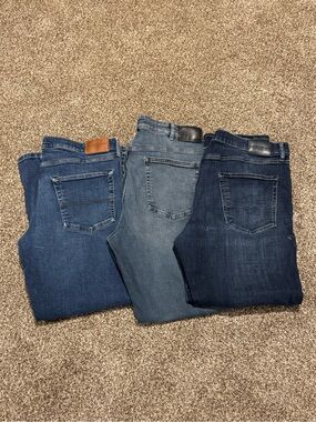 Men’s Premium Denim Jeans Bundle – 3 Pairs | Lucky Brand & DL1961 | Size 40